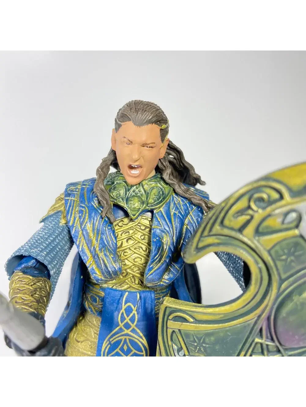 7” 2004 Toy Biz Lord Of The Rings Gil-Galad Spear-Attack Action Figure -COM